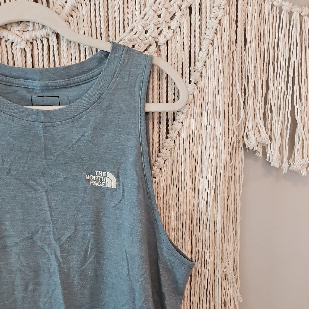 The North Face Heather Blue Tank Top